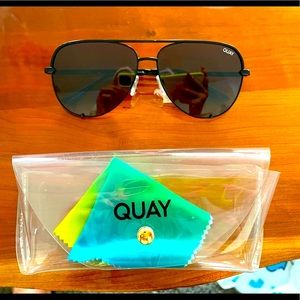 Quay Polarized Oversized Sunglasses